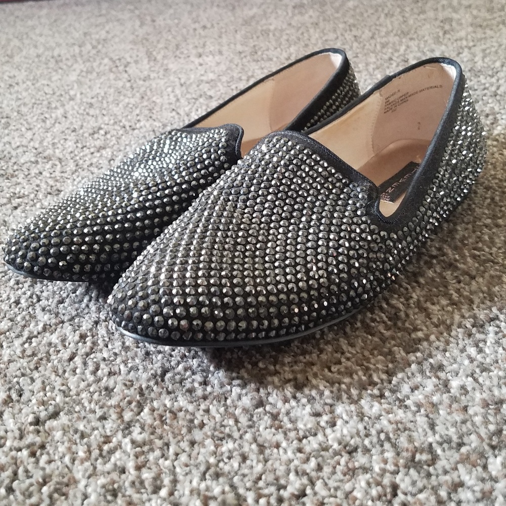 Steven by Steve Madden Rhinestone Loafers